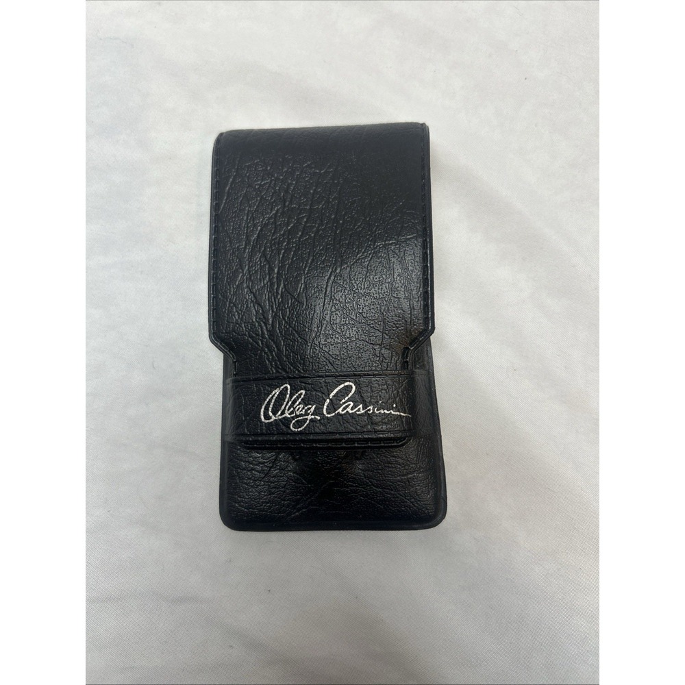 VTG Mens Oleg Cassini Manicure Travel Kit Clippers Tools Overnighter